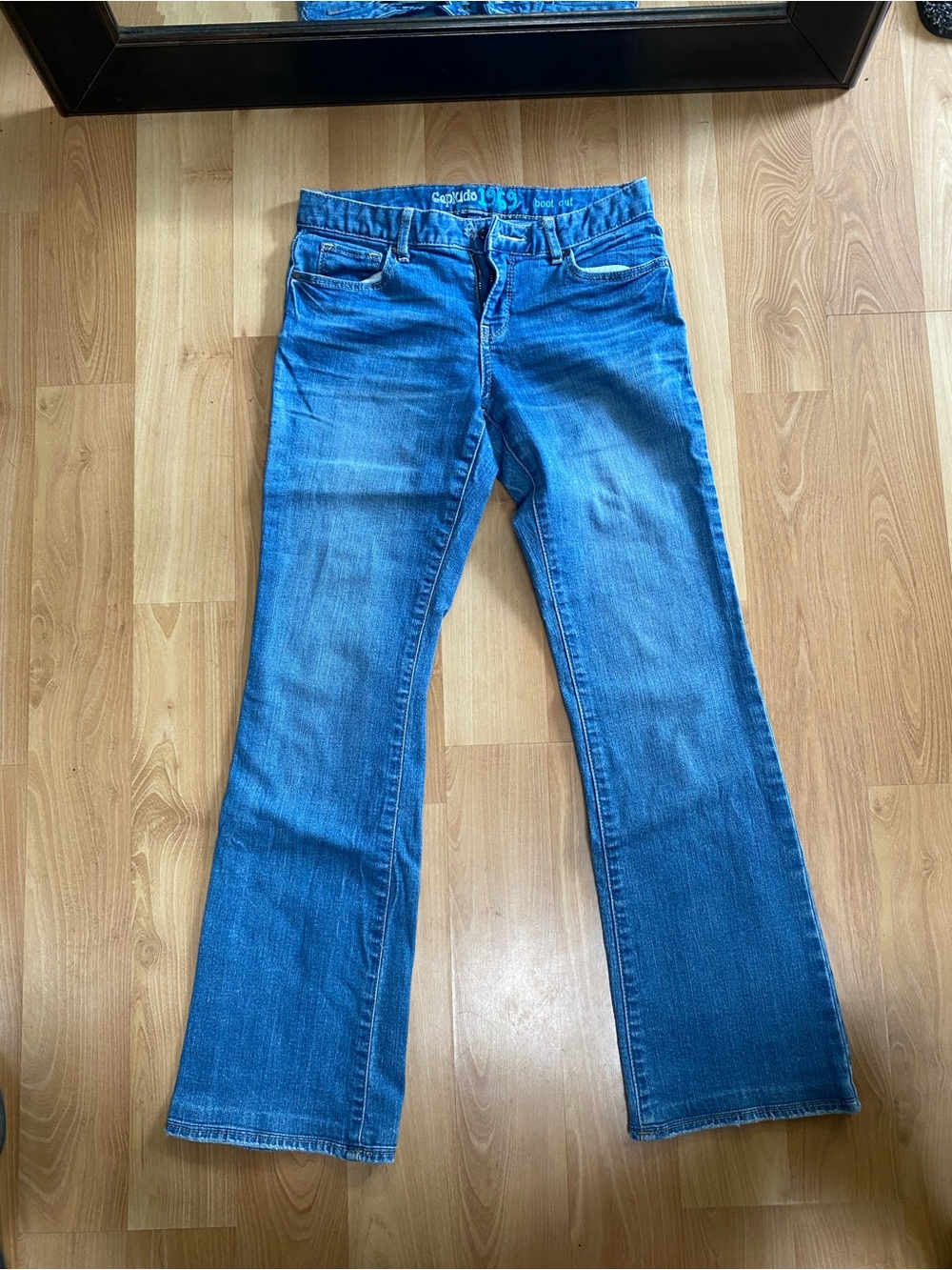 GAP Women's Medium Blue Flare Jeans